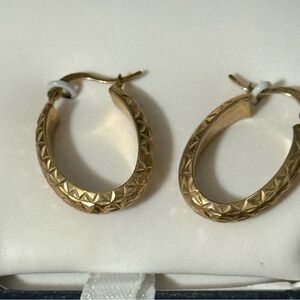 10K Gold Hoop Earrings